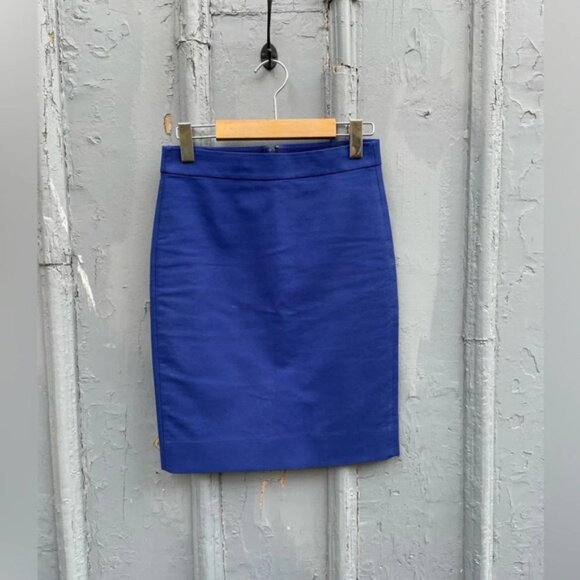 J.Crew No. 2 Pencil Skirt Royal Blue, size 0 - Picture 5 of 13